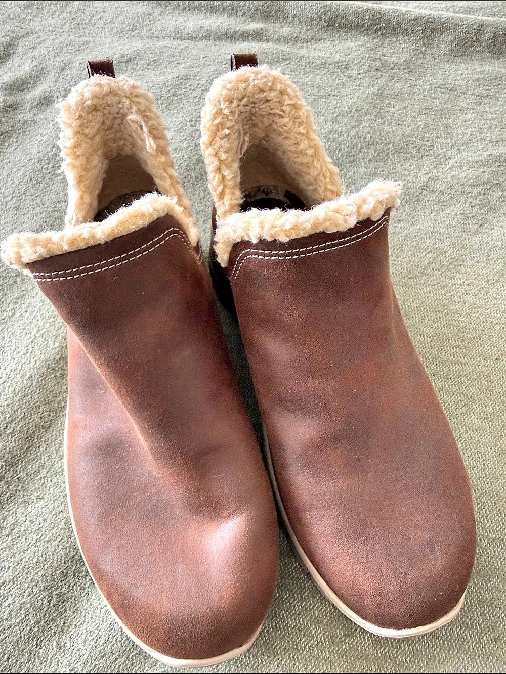 Skechers Relaxed Fit Air Cooled Memory Foam Brown Boots US 8